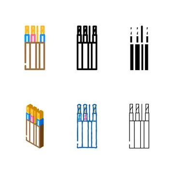 Uf underground diversity feeder cable color icon vector Stock Illustration
