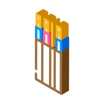 Uf underground feeder cable isometric icon vector illustration Stock Illustration