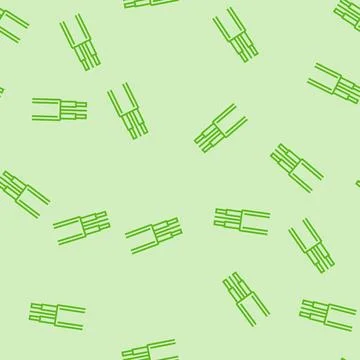 Uf underground feeder cable line seamless pattern Stock Illustration
