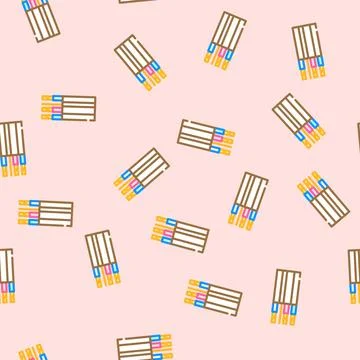 Uf underground feeder cable vector seamless pattern Illustrazione stock