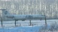 UFA, RUSSIA - December 15: Aircraft at the airport in Ufa HD Footage