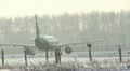 UFA, RUSSIA - December 15: Aircraft at the airport in Ufa HD Footage