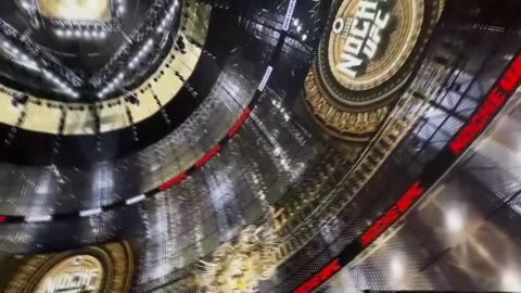 UFC 306 marks milestone in Las Vegas with event at the Sphere, Las Vegas, US - 1 Stock Footage 284667253