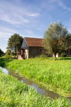 The Uffelse watermill Stock Photos