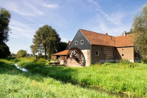 The Uffelse watermill Stock Photos