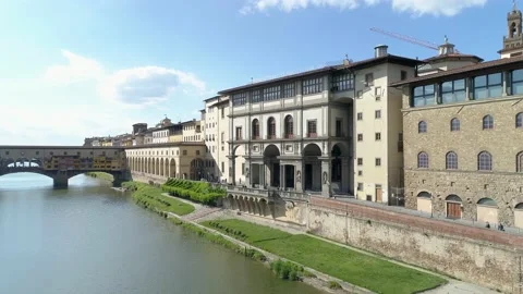 Uffizi Gallery Florence 库存影片 147393204