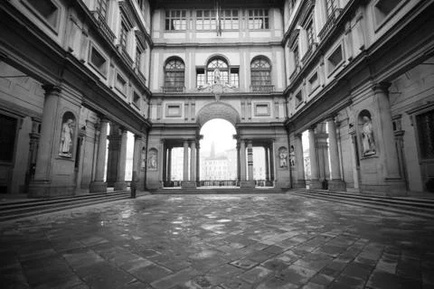 Uffizi museum, Florence Stock Photos