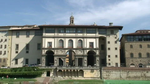Uffizi/David of Michelangelo Stock Footage 86262