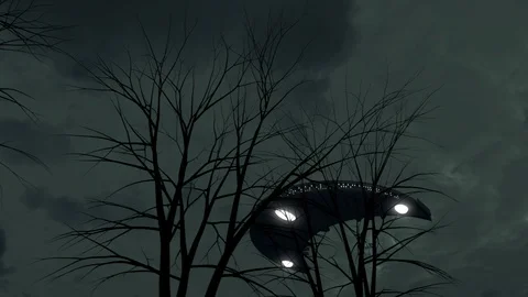 UFO Above Stock Footage 111542964