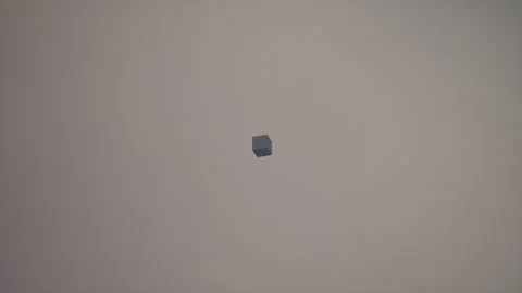 UFO Ascending Cube Shape Spacecraft Vidéo 251013206