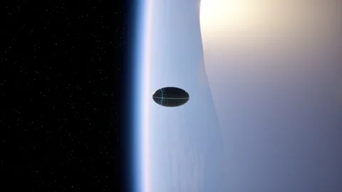 UFO in the Atmosphere Egg Spacecraft Vidéo 251013254
