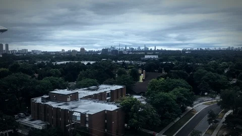 UFO in the City Stock Footage 103252532