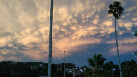 UFO clouds Stock Photos