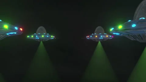 UFO Dance VJ Background Stock-Footage 239083193