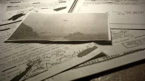 UFO DOCUMENTS Video stock 90063517