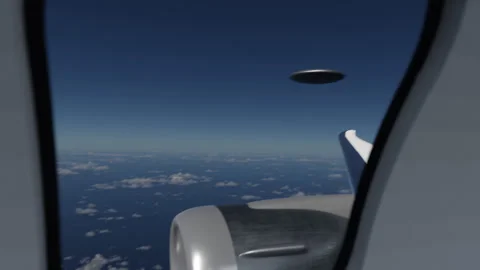 UFO Flyby Stock Footage 159360688