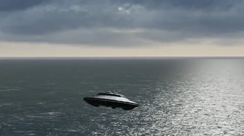 Ufo Flying Close Stock Footage 64681079