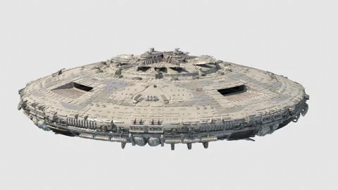 UFO Flying Highangle 库存影片 194989797