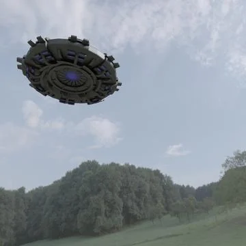 UFO - Flying Saucer Spacecraft 3D Model