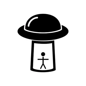 Ufo icon element of space icon for mobile concept and web apps. Thin line ufo Stock Illustration