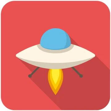 UFO icon Stock Illustration