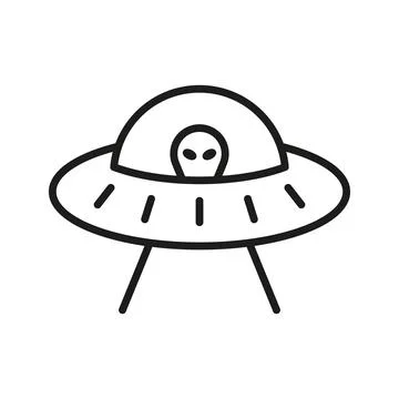Ufo icon vector design templates simple and modern Stock Illustration