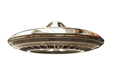 Ufo isolated on white background Stock Illustration