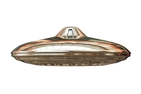 Ufo isolated on white background Stock Illustration
