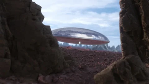 UFO landed Stock Footage 241574697