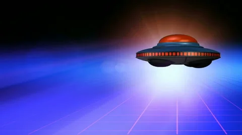 UFO landing site Stock Footage