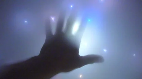 UFO lights in the sky Stock Footage 10887350