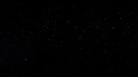 UFO Lights on a Starry Night Sky with Twinkling Stars Stock Footage 105014892