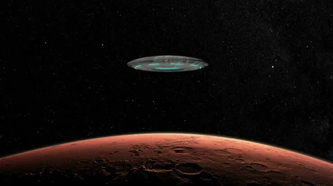 UFO from Mars Stock Footage 56726843