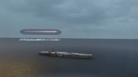 UFO Navy sighting Stock Footage 164965676
