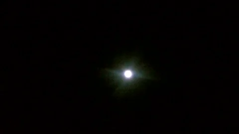 UFO IN The Night Sky Vídeo Stock 254412814