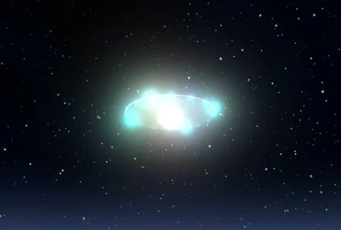 UFO Overflight Stock Footage