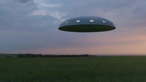 UFO Sighting 2 Stock Footage 74196611