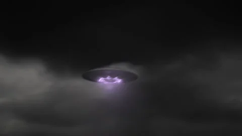 Ufo sighting in dark skies. | Stock Video | Pond5