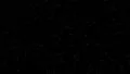 UFO silhouette against twinkling stars HD Footage