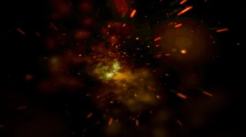 UFO In Space Computer Generated Animation Vídeo Stock 8914804