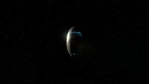 UFO in Space Oval Spacecraft Vidéo 251013290