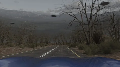 UFO Swarm Stock Footage 120272212