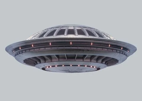 UFO Unidentified Flying Object Clipping Path Included Stock Photos