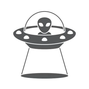 UFO, Unidentified flying object Stock Illustration