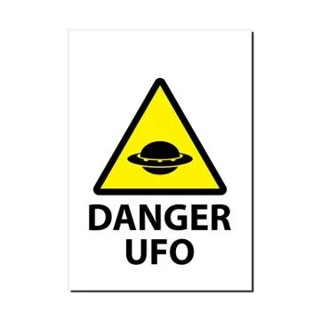 Ufo unknown flying object icon Stock Illustration