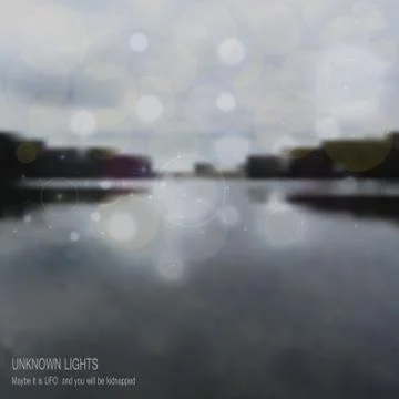 UFO Unknown Lights. Stock Illustration