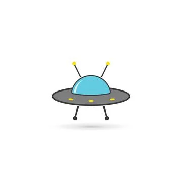 Ufo vector icon illustration design Illustrazione stock