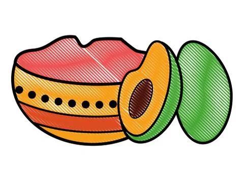 Ugadi indian elements scribble Illustrazione stock