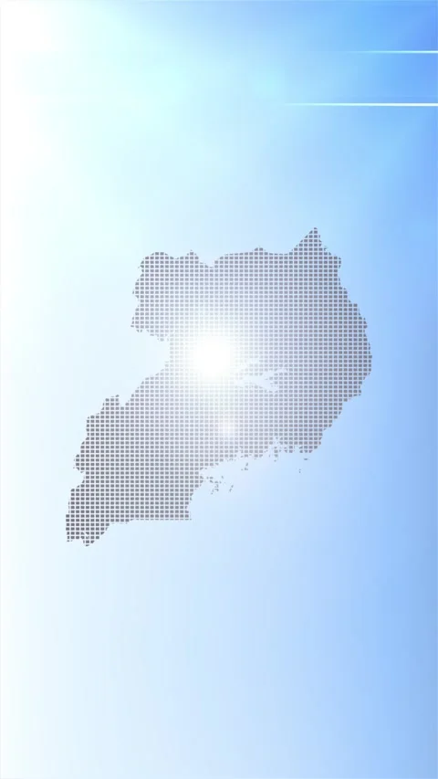 Uganda Map Opener Stock Footage 276973992