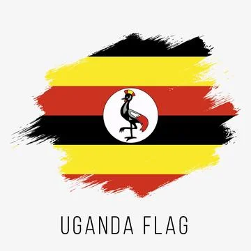 Uganda Vector Flag. Uganda Flag for Independence Day Stock Illustration